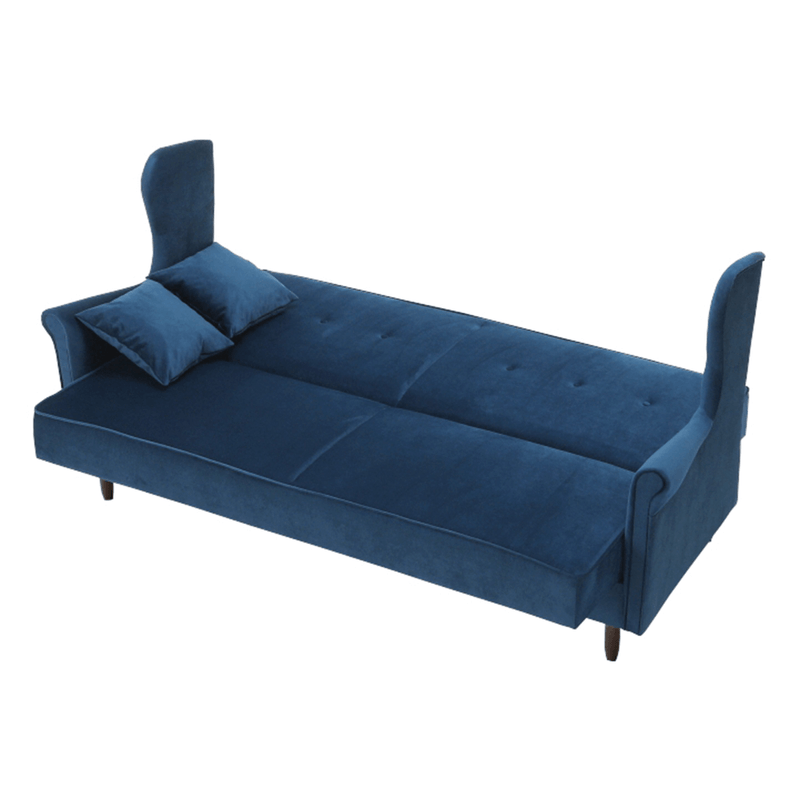 Casa si Gradina - Mobilier - Canapele si coltare - Coltare - Coltar extensibil, material textil albastru, COLUMBUS - Infinity.ro