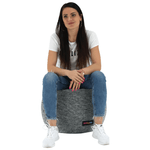 Casa si Gradina - Mobilier - Scaune si fotolii - Fotolii - Husa-puf de ezut,, negru/alb, HANORD - Infinity.ro