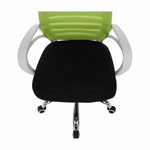 Casa si Gradina - Mobilier - Scaune si fotolii - Fotolii - Fotoliu de birou, verde/negru/alb/crom, OZELA - Infinity.ro