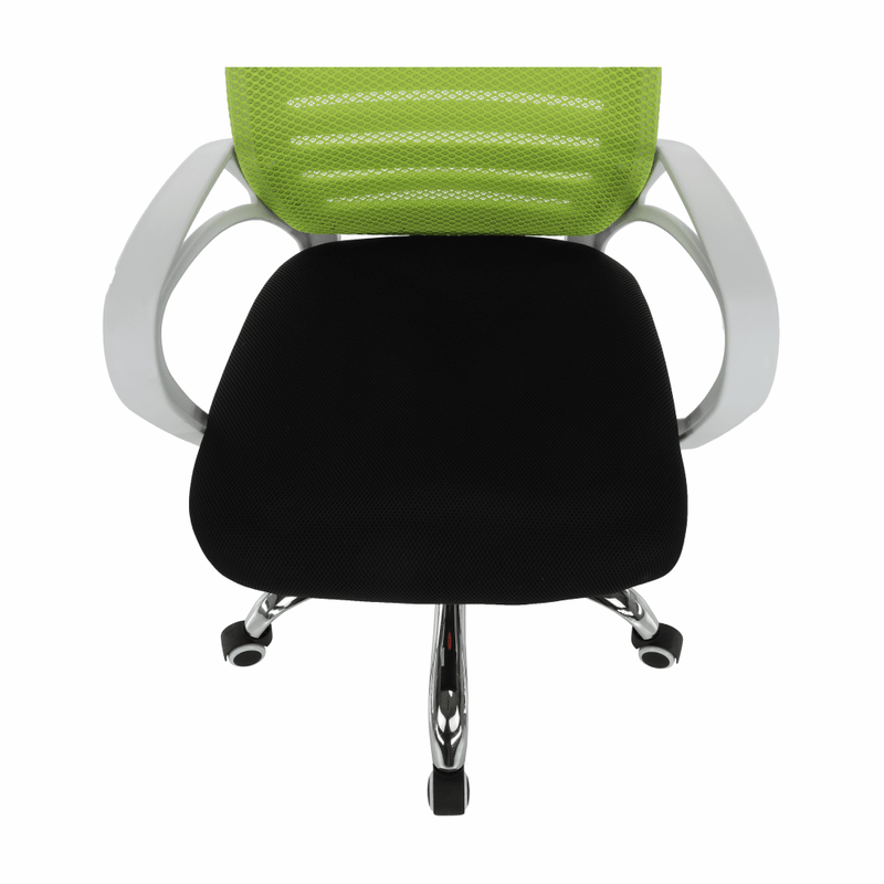 Casa si Gradina - Mobilier - Scaune si fotolii - Fotolii - Fotoliu de birou, verde/negru/alb/crom, OZELA - Infinity.ro