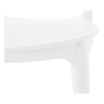 Casa si Gradina - Gradina si terasa - Mobilier exterior - Scaune si sezlonguri gradina - Scaun stivuibil, alb, FEDRA - Infinity.ro