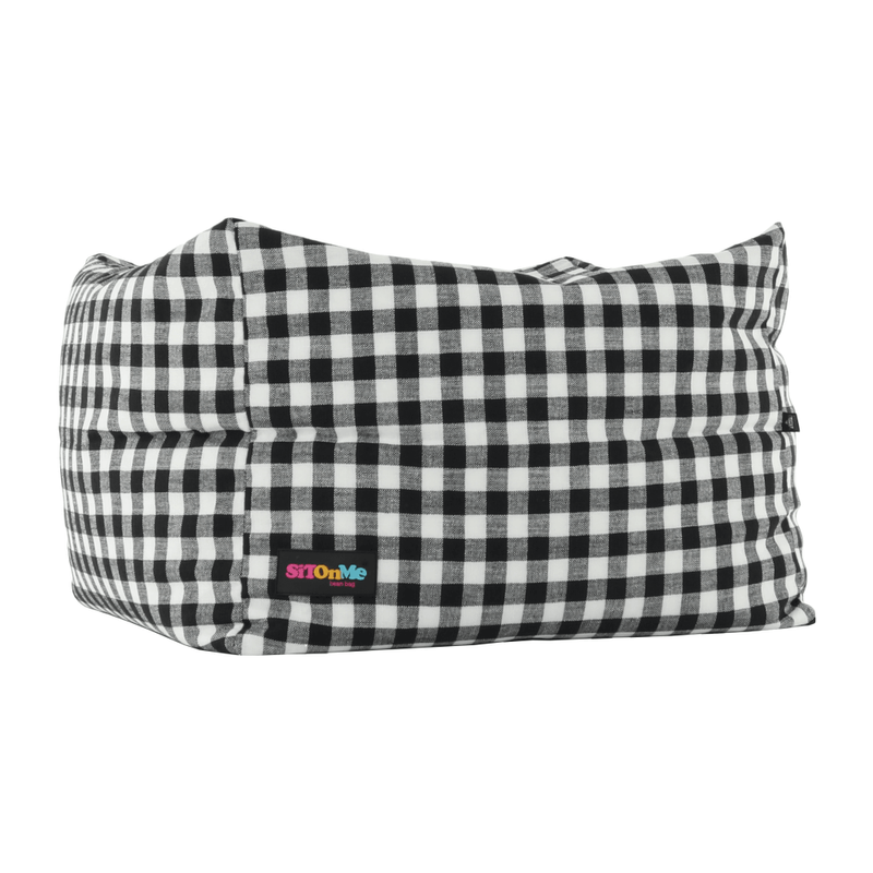 Casa si Gradina - Mobilier - Scaune si fotolii - Tabureti - Taburet, negru/alb, KRETON - Infinity.ro
