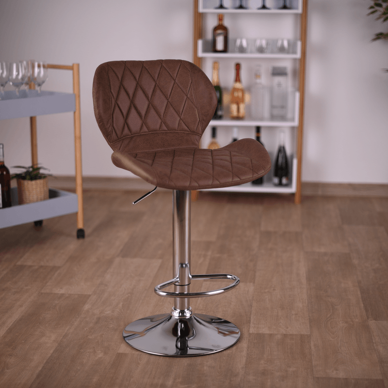 Casa si Gradina - Mobilier - Scaune si fotolii - Scaune - Scaun de bar, maro / crom, SOFALA - Infinity.ro