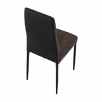 Casa si Gradina - Mobilier - Scaune si fotolii - Scaune - Scaun bucatarie, maro inchis/negru, ENRA - Infinity.ro
