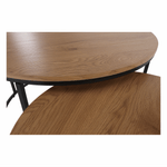 Casa si Gradina - Mobilier - Mese si birouri - Masute de cafea - Set de doua mese de cafea, stejar / negru, IKLIN - Infinity.ro