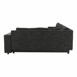 Casa si Gradina - Mobilier - Canapele si coltare - Coltare - Coltar reversibil, negru/negru spicat, STILA - Infinity.ro