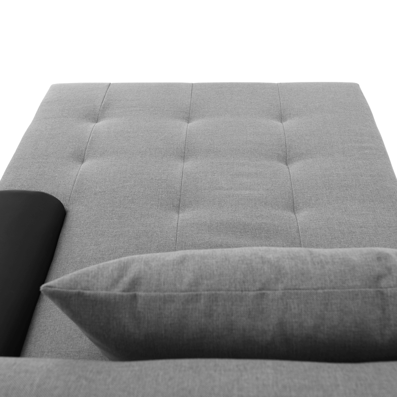 Casa si Gradina - Mobilier - Canapele si coltare - Canapele - Canapea, gri/negru, model stanga, LIBERTO U - Infinity.ro