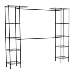 Casa si Gradina - Mobilier - Biblioteci si rafturi - Rafturi - Raft reglabil, negru, GELBAN - Infinity.ro