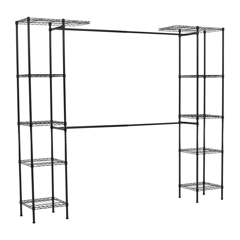 Casa si Gradina - Mobilier - Biblioteci si rafturi - Rafturi - Raft reglabil, negru, GELBAN - Infinity.ro