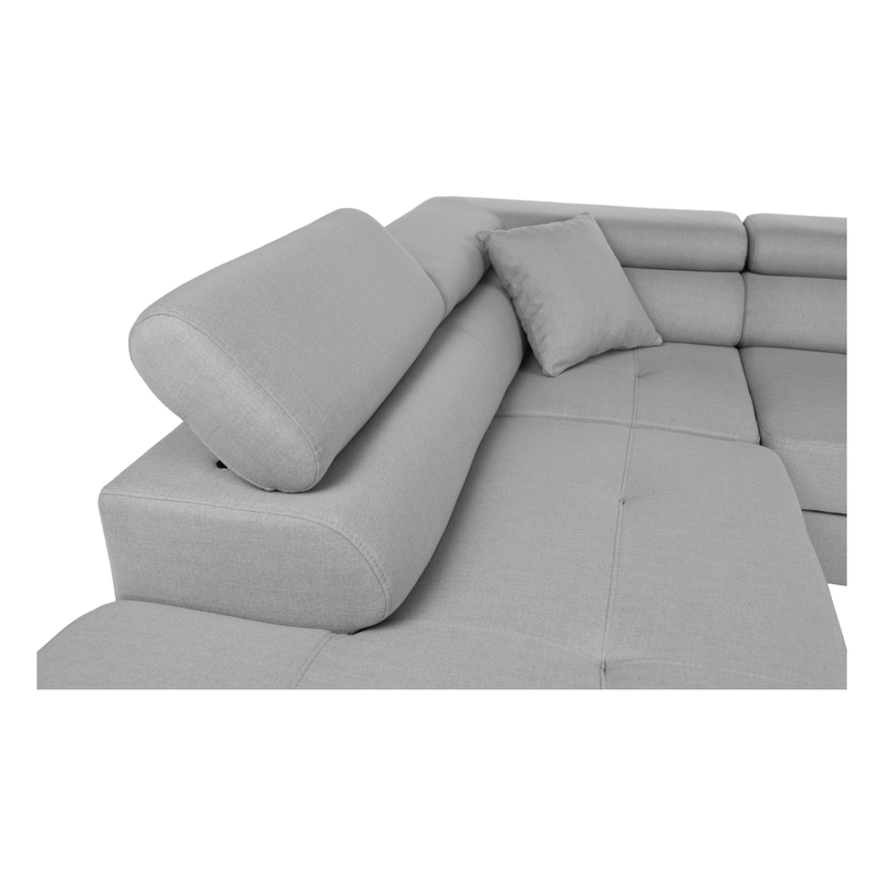Casa si Gradina - Mobilier - Canapele si coltare - Coltare - Coltar, gri deschis, model stanga, AMARETO U - Infinity.ro