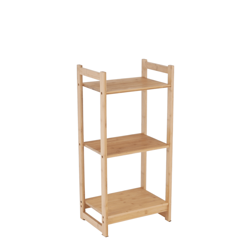 Casa si Gradina - Mobilier - Biblioteci si rafturi - Rafturi - Polita cu 3 rafturi, bambus natural, IMPEROR TIP 1 - Infinity.ro