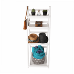 Casa si Gradina - Mobilier - Biblioteci si rafturi - Etajere - Etajera multifunctionala, alb, lemn masiv, ALASKA - Infinity.ro
