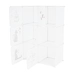 Casa si Gradina - Mobilier - Dulapuri si sifoniere - Dulapuri - Dulap pentru copii,  alb / model copii, DINOS - Infinity.ro