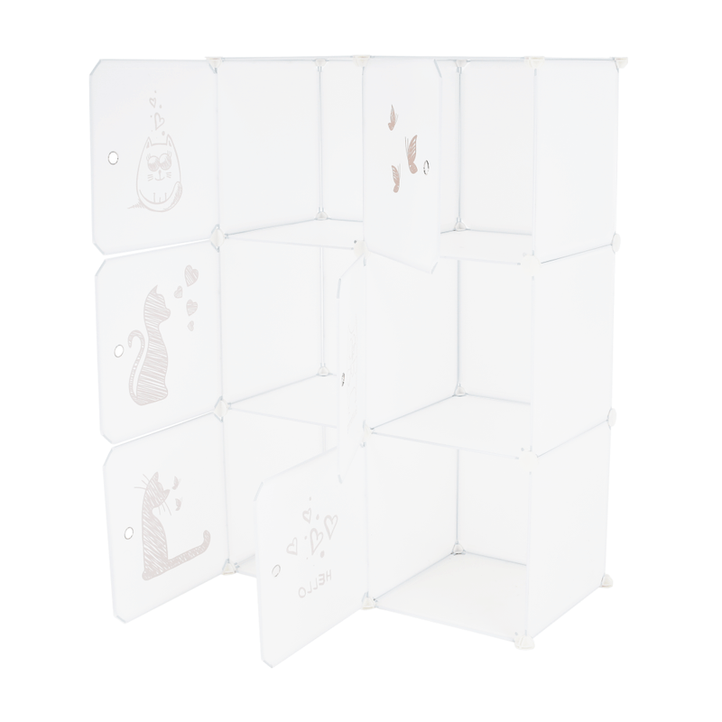 Casa si Gradina - Mobilier - Dulapuri si sifoniere - Dulapuri - Dulap pentru copii,  alb / model copii, DINOS - Infinity.ro