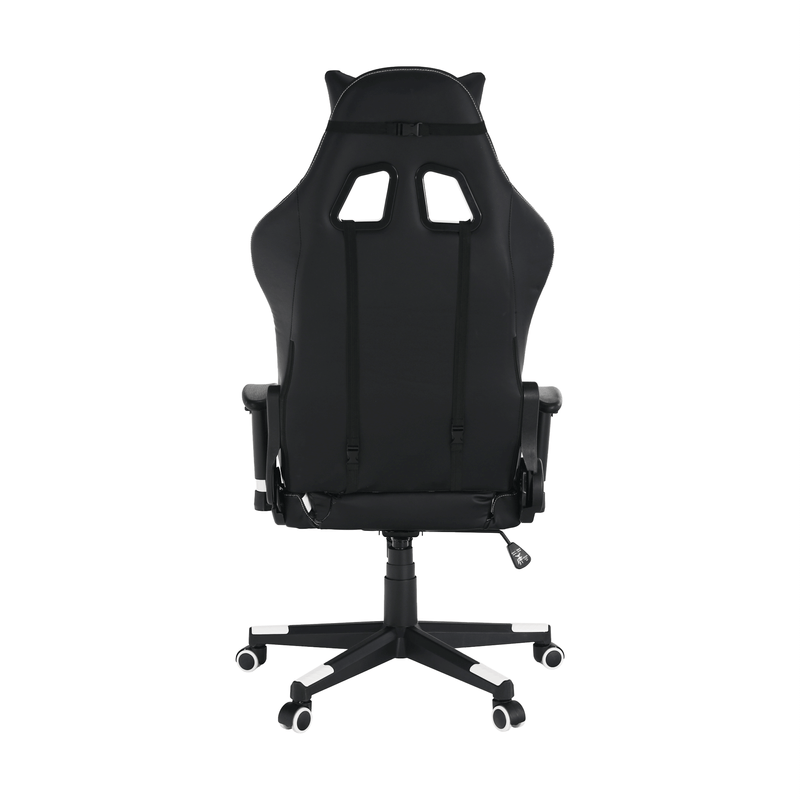 Casa si Gradina - Mobilier - Scaune si fotolii - Scaune - Scaun de birou / joc cu iluminare RGB, model negru / alb / culoare, ZOPA - Infinity.ro