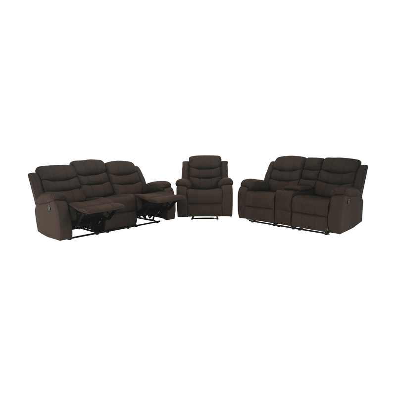Casa si Gradina - Mobilier - Canapele si coltare - Canapele - Canapea 3+2+1, material textil maro, FABRON 2 NEW - Infinity.ro