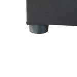 Casa si Gradina - Mobilier - Canapele si coltare - Coltare - Coltar extensibil, material textil gri-negru, stanga, LAUREL - Infinity.ro