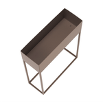 Casa si Gradina - Gradinarit si plante - Plante si ghivece - Ghivece si suporturi - Ghiveci de flori din metal multifunctional, gri deschis Taupe, INDIZE TYP 3 WL4214 - Infinity.ro