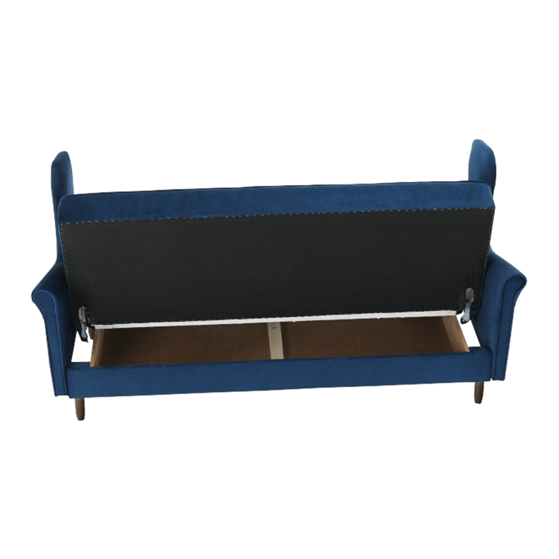 Casa si Gradina - Mobilier - Canapele si coltare - Coltare - Coltar extensibil, material textil albastru, COLUMBUS - Infinity.ro