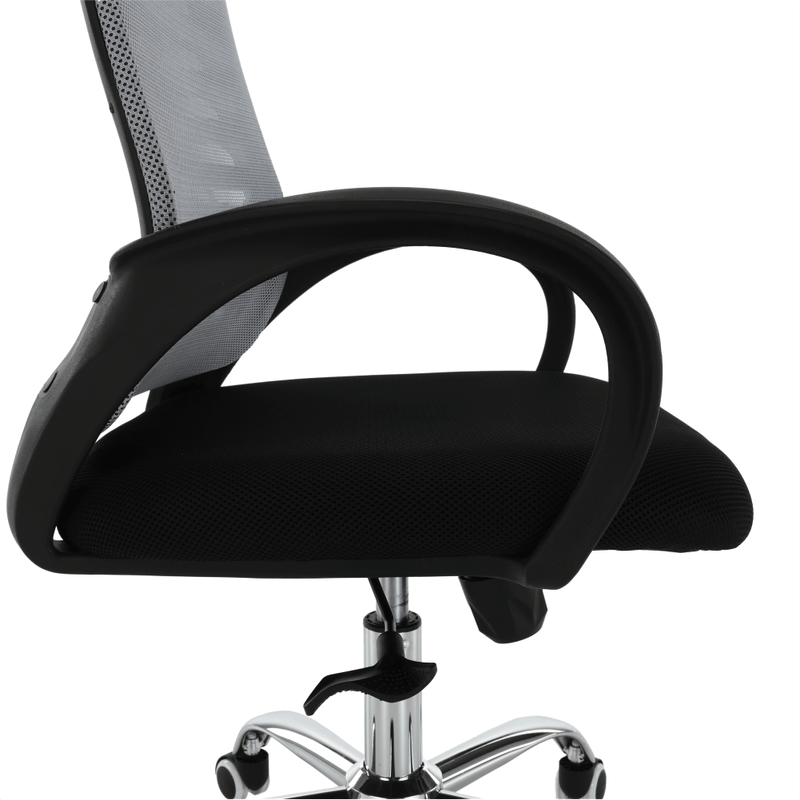 Casa si Gradina - Mobilier - Scaune si fotolii - Fotolii - Fotoliu de birou, gri/negru ELMAS - Infinity.ro