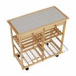 Casa si Gradina - Mobilier - Mese si birouri - Masute de cafea - Masuta de servire, natural, LUMBER - Infinity.ro