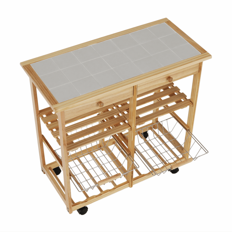 Casa si Gradina - Mobilier - Mese si birouri - Masute de cafea - Masuta de servire, natural, LUMBER - Infinity.ro
