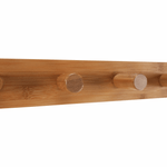 Casa si Gradina - Mobilier - Organizare si depozitare - Cuiere - Cuier cu rafturi, alb/bambus, MARIKE TYP 2 - Infinity.ro