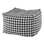 Casa si Gradina - Mobilier - Scaune si fotolii - Tabureti - Taburet, negru/alb, KRETON - Infinity.ro