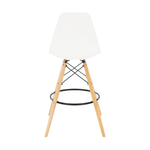Casa si Gradina - Mobilier - Scaune si fotolii - Scaune - Scaun de bar, alb/fag, CARBRY 2 NEW - Infinity.ro