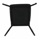 Casa si Gradina - Mobilier - Scaune si fotolii - Scaune - Scaun bucatarie, maro inchis/negru, ENRA - Infinity.ro