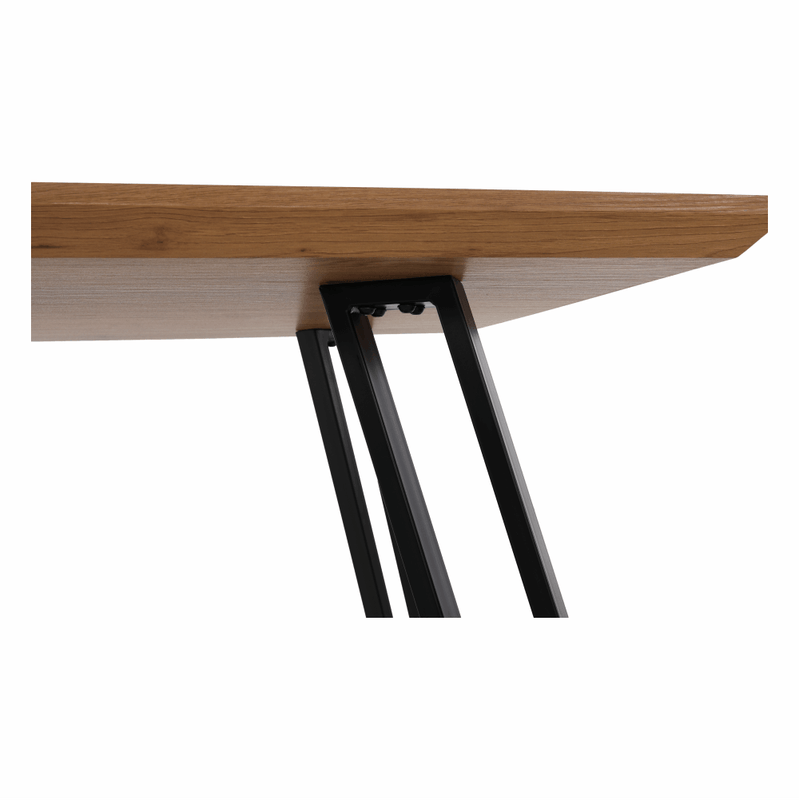 Casa si Gradina - Mobilier - Mese si birouri - Mese bucatarie si dining - Masa dining, stejar/negru, 140x80 cm, PEDAL - Infinity.ro