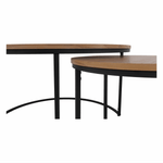 Casa si Gradina - Mobilier - Mese si birouri - Masute de cafea - Set de doua mese de cafea, stejar / negru, IKLIN - Infinity.ro