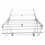 Market - Spalare si intretinere rufe - Uscatoare de rufe si accesorii - Uscator de haine, alb/gri, ELFY - Infinity.ro