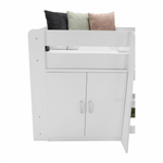 Casa si Gradina - Mobilier - Mobilier copii - Patuturi copii - Pat combinat pentru camera copiilor, alb, FANY - Infinity.ro