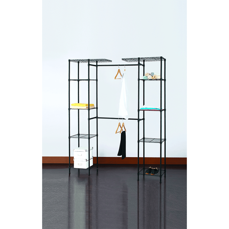 Casa si Gradina - Mobilier - Biblioteci si rafturi - Rafturi - Raft reglabil, negru, GELBAN - Infinity.ro