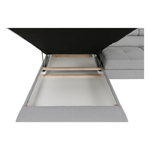 Casa si Gradina - Mobilier - Canapele si coltare - Coltare - Coltar, gri deschis, model stanga, AMARETO U - Infinity.ro
