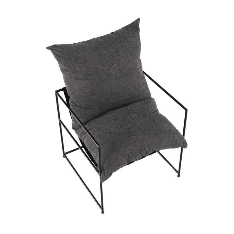 Casa si Gradina - Mobilier - Scaune si fotolii - Fotolii - Fotoliu modern, gri/negru, DEKER - Infinity.ro