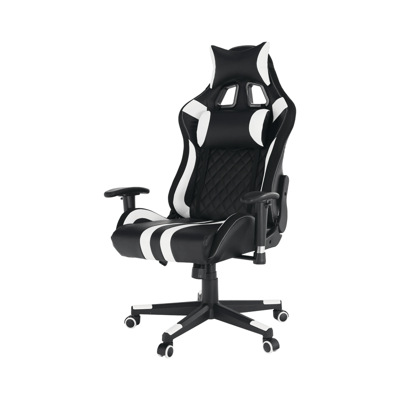 Casa si Gradina - Mobilier - Scaune si fotolii - Scaune - Scaun de birou / joc cu iluminare RGB, model negru / alb / culoare, ZOPA - Infinity.ro