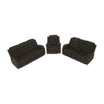 Casa si Gradina - Mobilier - Canapele si coltare - Canapele - Canapea 3+2+1, material textil maro, FABRON 2 NEW - Infinity.ro