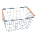 Market - Spalare si intretinere rufe - Uscatoare de rufe si accesorii - Cos de rufe, metal, gri-albastru, HERMES - Infinity.ro