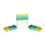 Casa si Gradina - Constructii - Depozitare, transport si protectie - Rafturi, fisete si vestiare - Organizator / raft pentru jucarii, multicolor / model, NOMITO TIP 1 - Infinity.ro