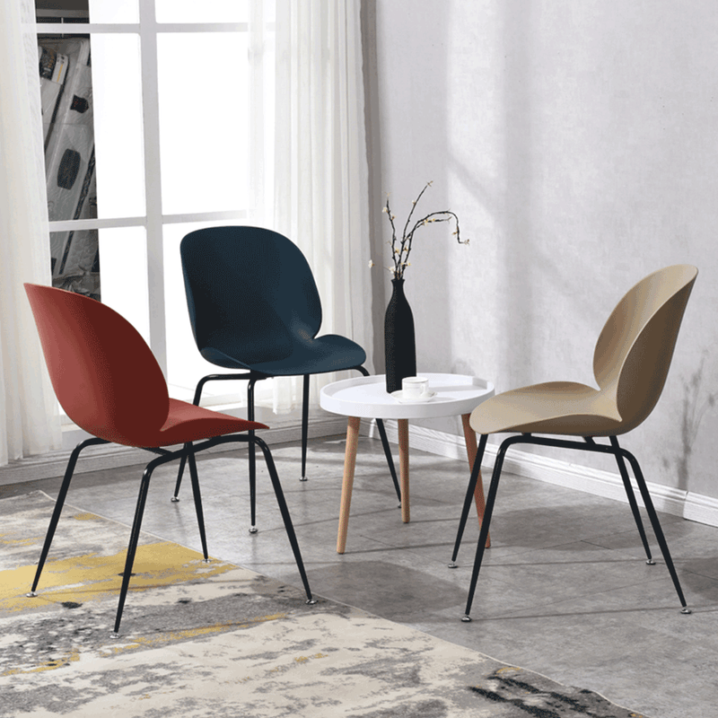 Casa si Gradina - Mobilier - Scaune si fotolii - Scaune - Scaun, bej / negru, plastic / metal, SONAIA - Infinity.ro