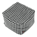 Casa si Gradina - Mobilier - Scaune si fotolii - Tabureti - Taburet, negru/alb, KRETON - Infinity.ro