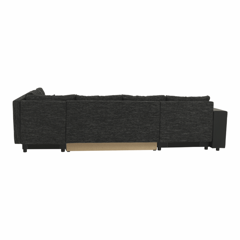 Casa si Gradina - Mobilier - Canapele si coltare - Coltare - Coltar reversibil, negru/negru spicat, STILA - Infinity.ro
