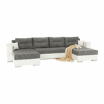 Casa si Gradina - Mobilier - Canapele si coltare - Coltare - Coltar reversibil, alb/gri maroniu, ESSEN - Infinity.ro