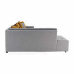 Casa si Gradina - Mobilier - Canapele si coltare - Canapele - Canapea, gri/mustar, model stanga, BELLIS U - Infinity.ro