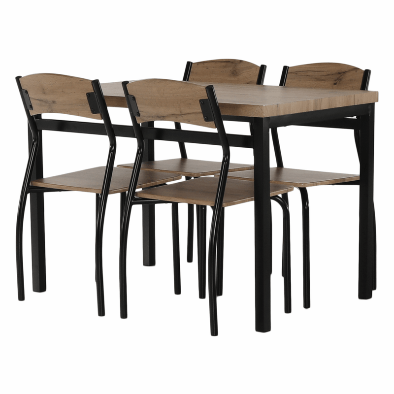 Casa si Gradina - Mobilier - Seturi de mobilier - Seturi mese si scaune - Set de luat masa 1 + 4, stejar artizanal, AMANDA - Infinity.ro