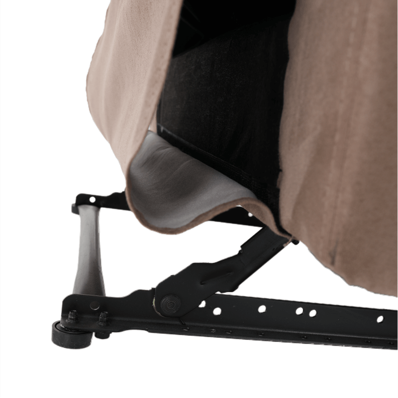 Ingrijire personala si Cosmetice - Sanatate si wellness - Articole wellness - Fotolii de masaj - Fotoliu reglabil masaj, material textil grej TAUPE, LAMBERT - Infinity.ro