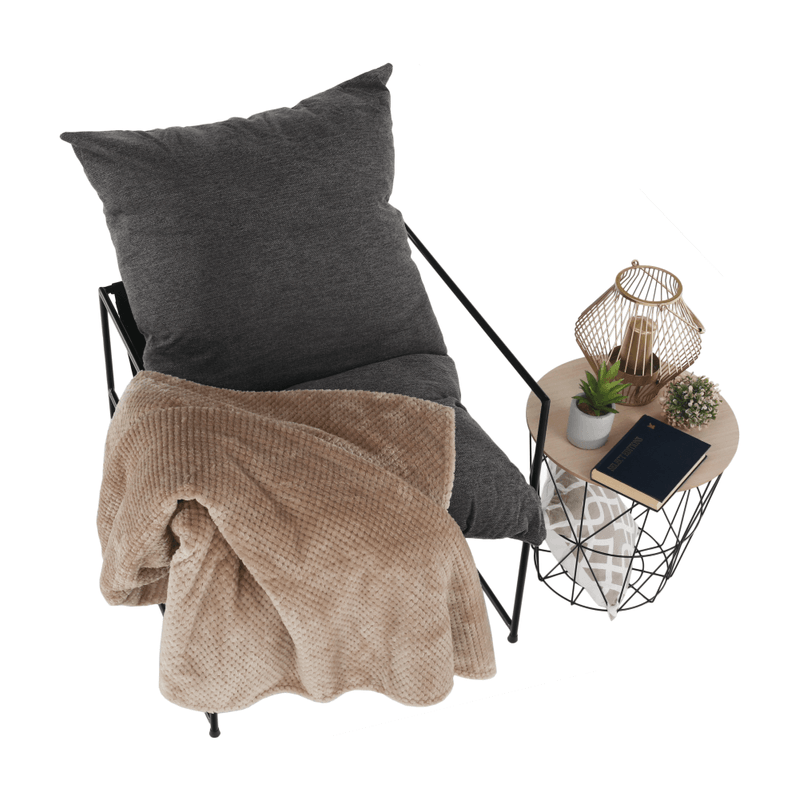 Casa si Gradina - Mobilier - Scaune si fotolii - Fotolii - Fotoliu modern, gri/negru, DEKER - Infinity.ro