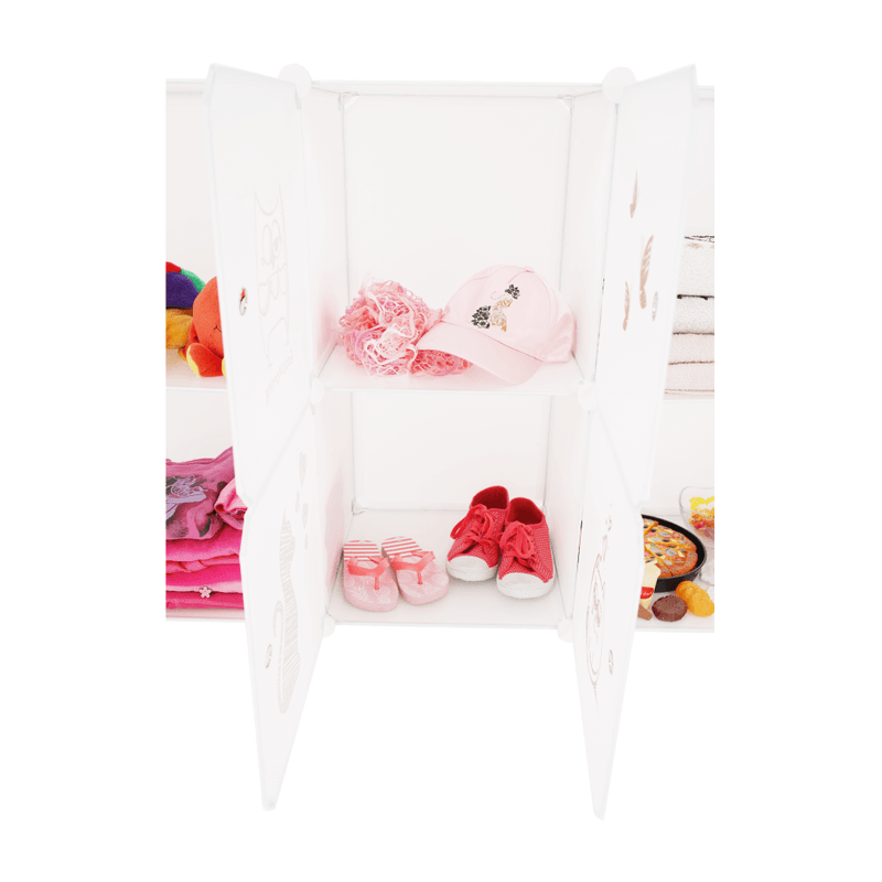 Casa si Gradina - Mobilier - Dulapuri si sifoniere - Dulapuri - Dulap pentru copii,  alb / model copii, DINOS - Infinity.ro